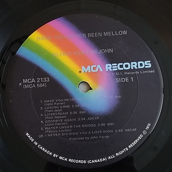 Olivia Newton-John - Have You Never Been Mellow LP - Picture 3 of 4